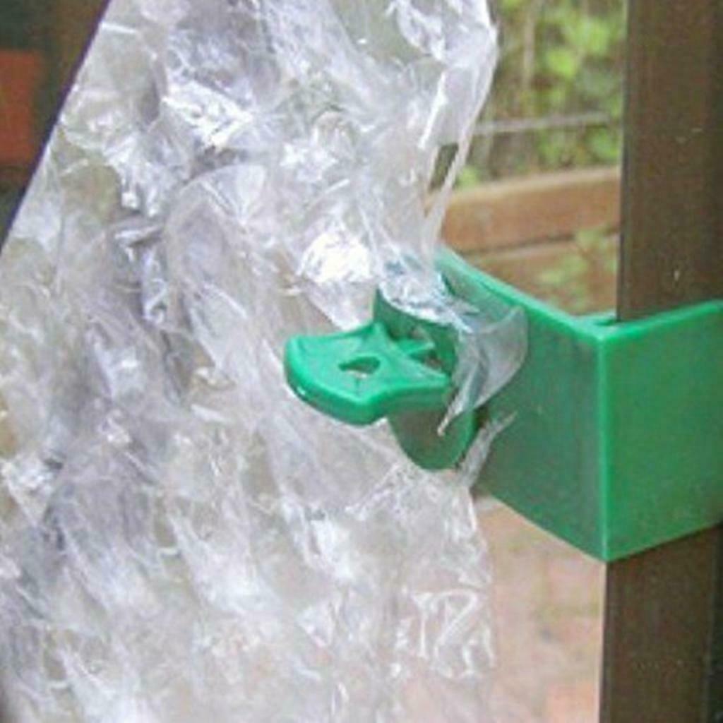 50pcs Practical Super Corner Extender Clips for Garden Greenhouse Shading
