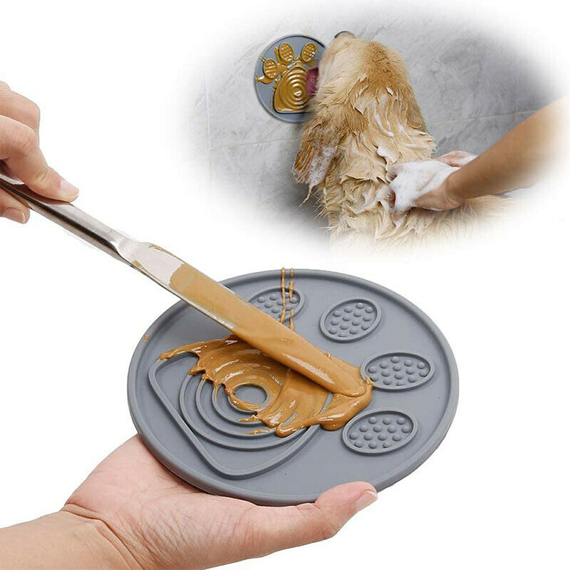 Pet Lick Pad Slower Feeder Pad Cats Dog Licky Mat Feeding Cat Dog Licking Mat-US