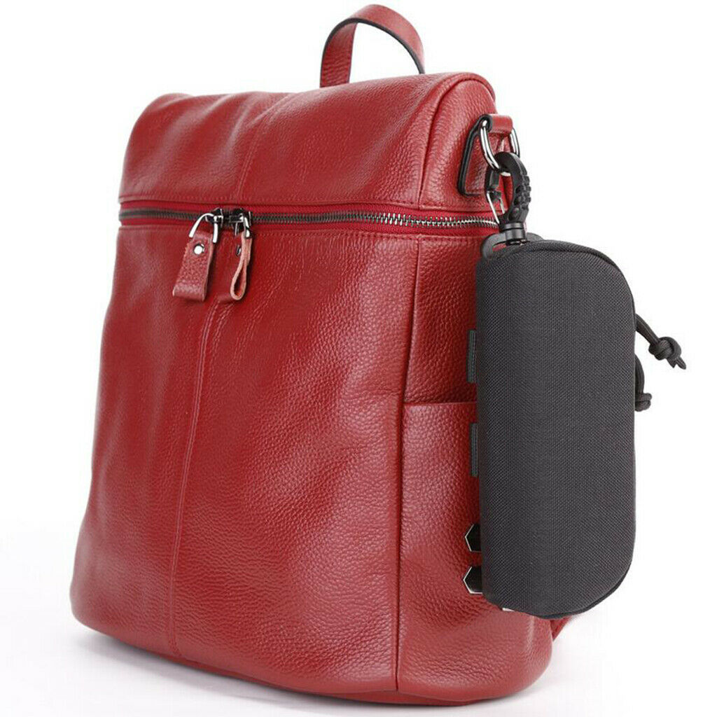 2Pcs Portable Sunglasses Storage Case Zipper Molle Goggle Glasses Bag Nylon