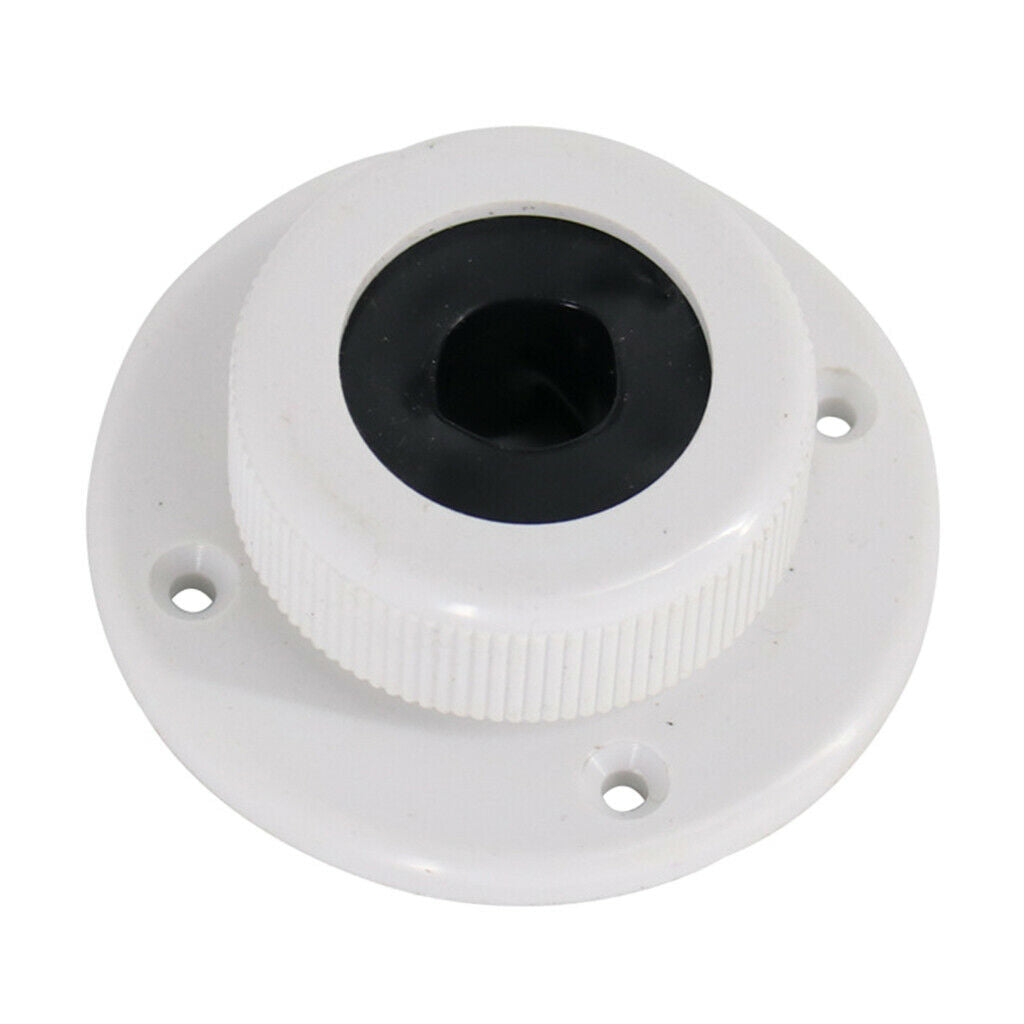 ABS Water Tight Cable Pass Thru Outlet for Boats Marine w/Threaded Cap