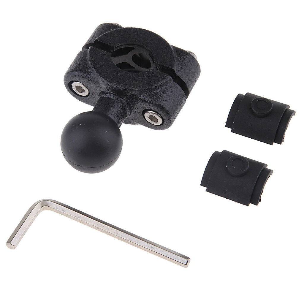 1" Ball (25mm) Adapter Clamp Motorcycle Rear View Mirror Mounts for Phone
