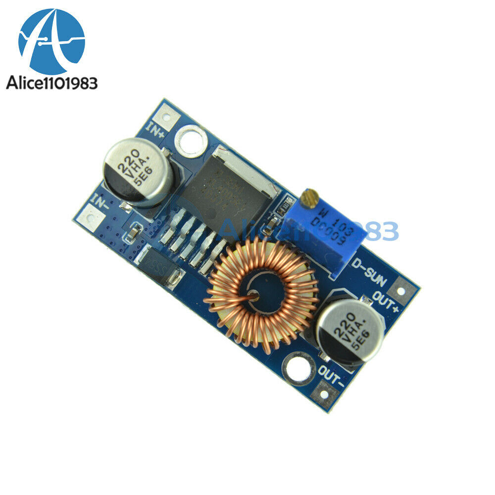 2PCS DC-DC Step Down Adjustable Power Supply Module Lithium Charger board 5A