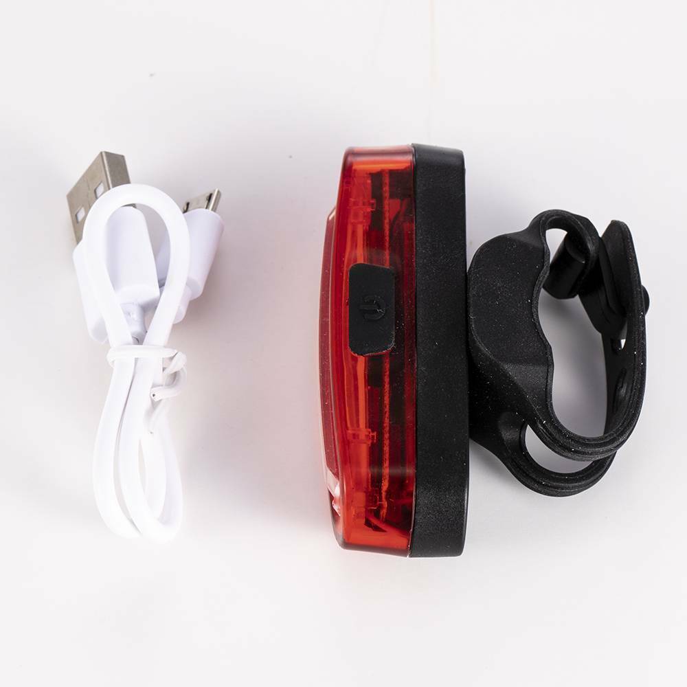 120 Lumens Red LED Bike Tail Light USB Rechargeable Powerful Bicycle Rear Light
