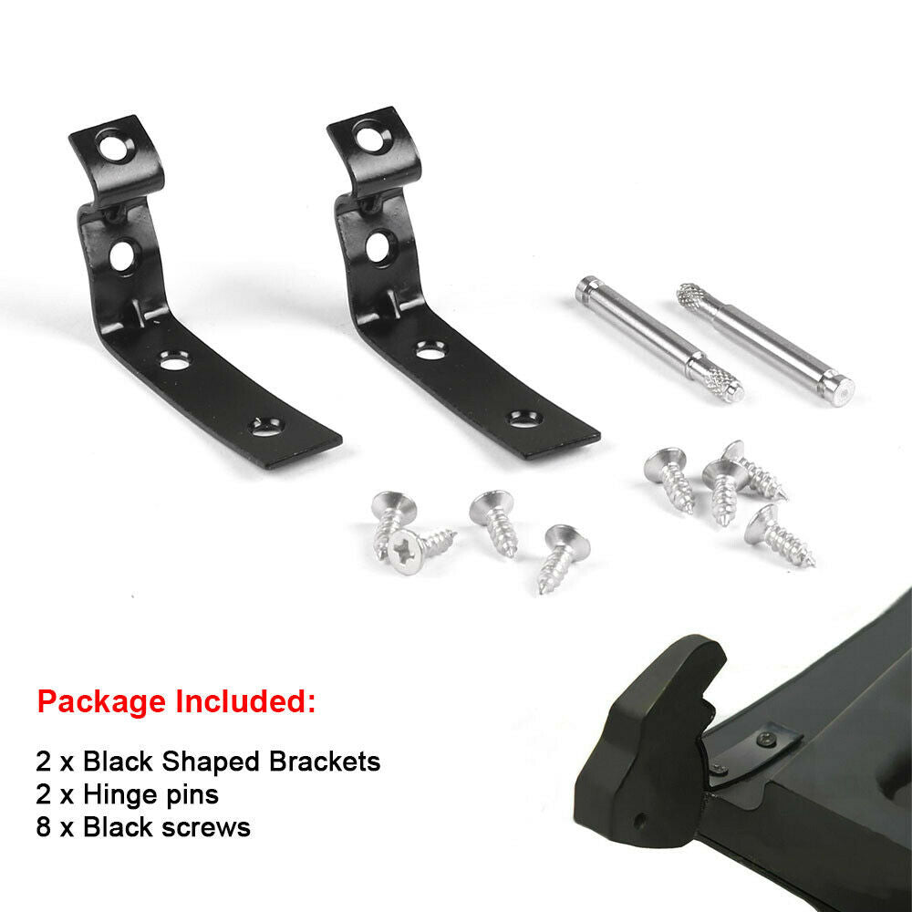 Snapped  Repair Fix Kit Brackets For Audi A4 S4 RS4 B6 B7 8E Glove Box Lid Hinge