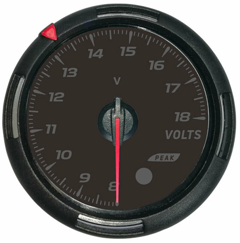 60mm/2.5'' car modified voltmeter 8-18V racing instrument 64 colors of backlight