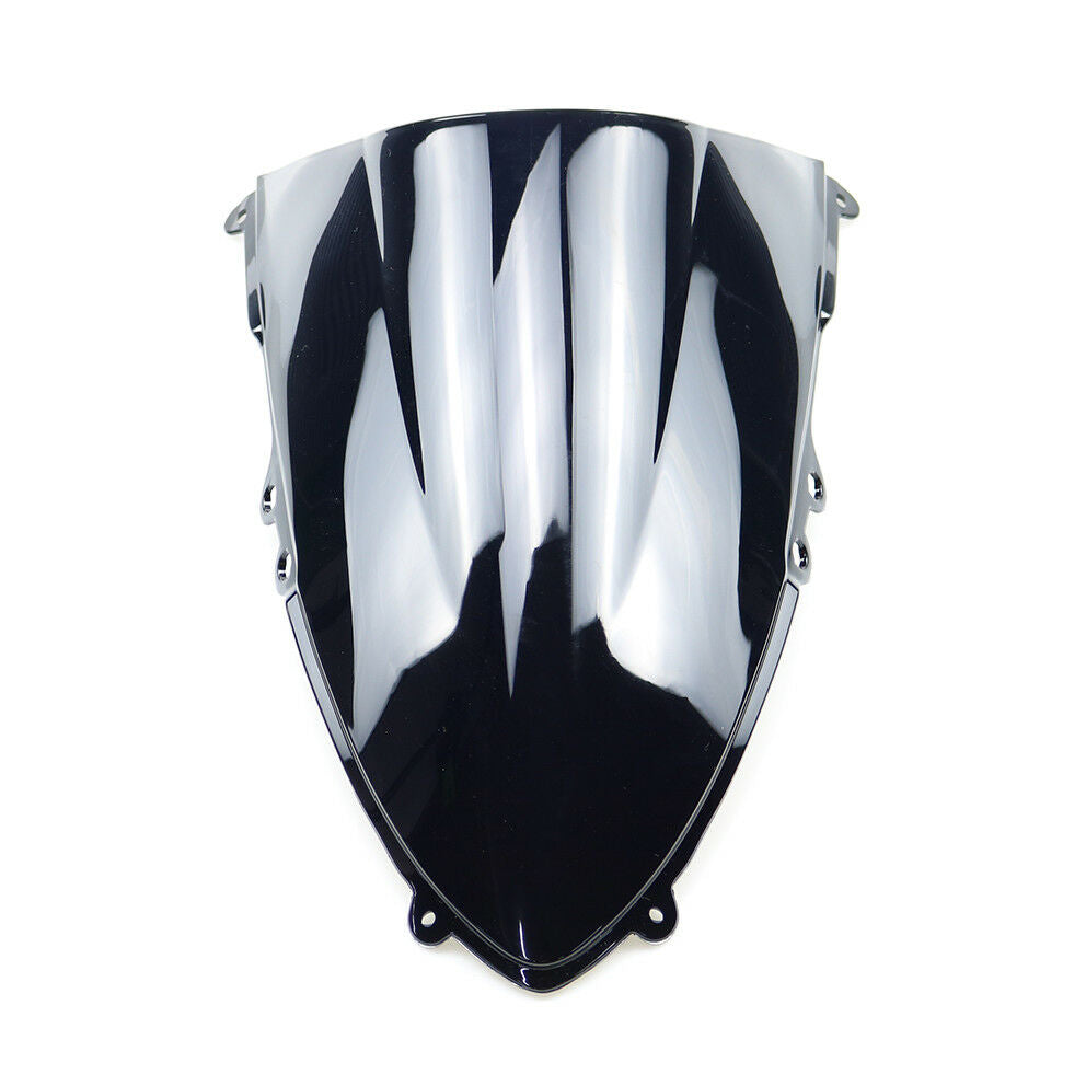 Double Bubble Motorcycle Black Windscreen Windshield for Ducati 1199 2012-2013