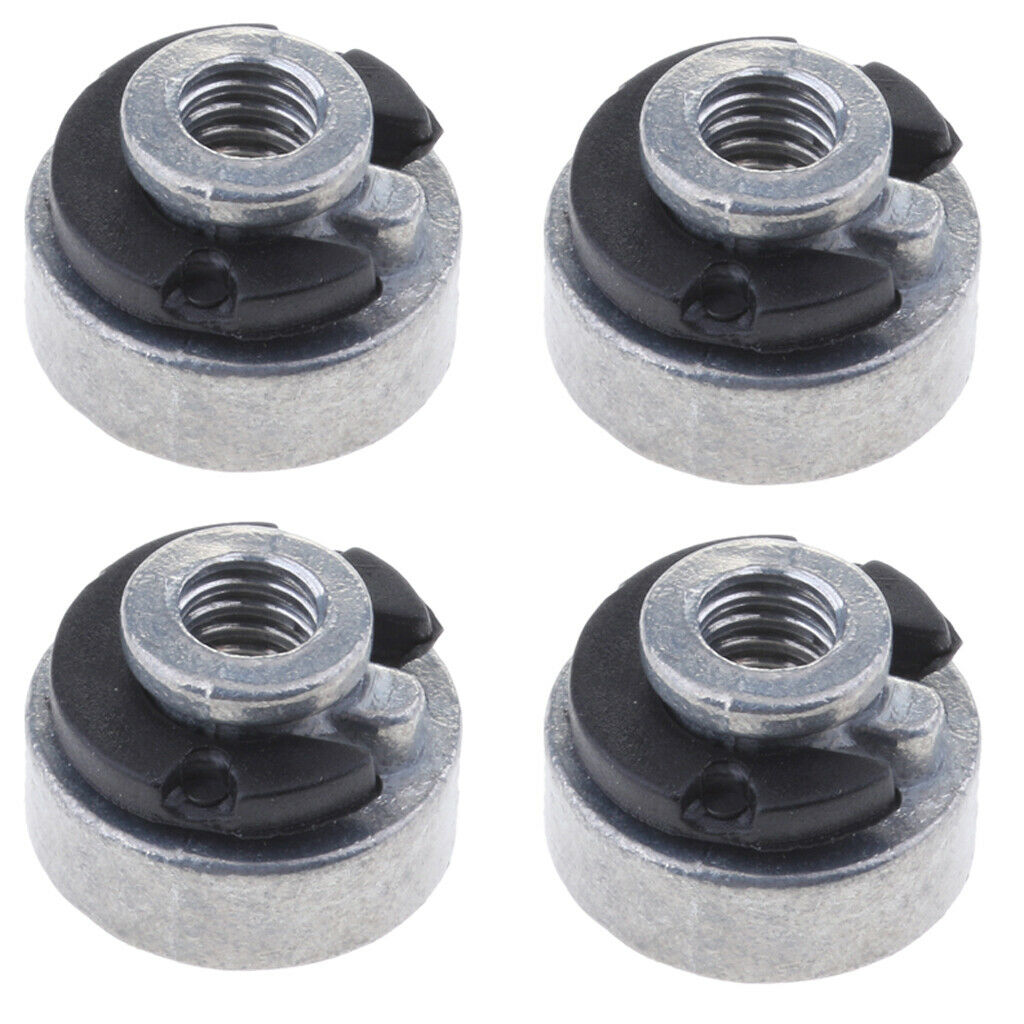 4pcs Metal Fender Seat Nut Rear Solo Seat Bolt for 1996-2017 1/4-20 Thread