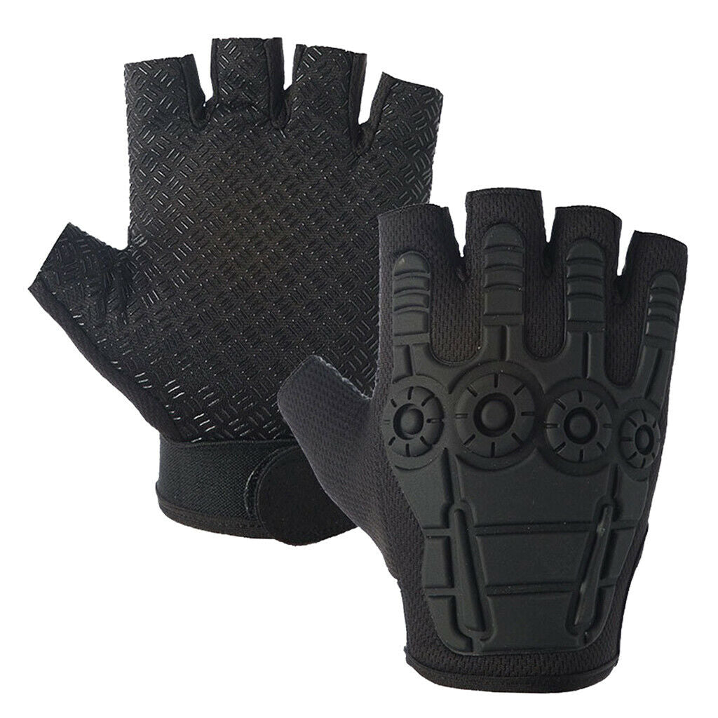 Cycling Gloves Fingerless Workout Fishing Fitness Climbing Sport Gym Glove