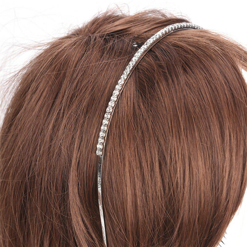 Crystal Rhinestone Headband Hairband Head Wear Elastic Brightness Accesso.l8