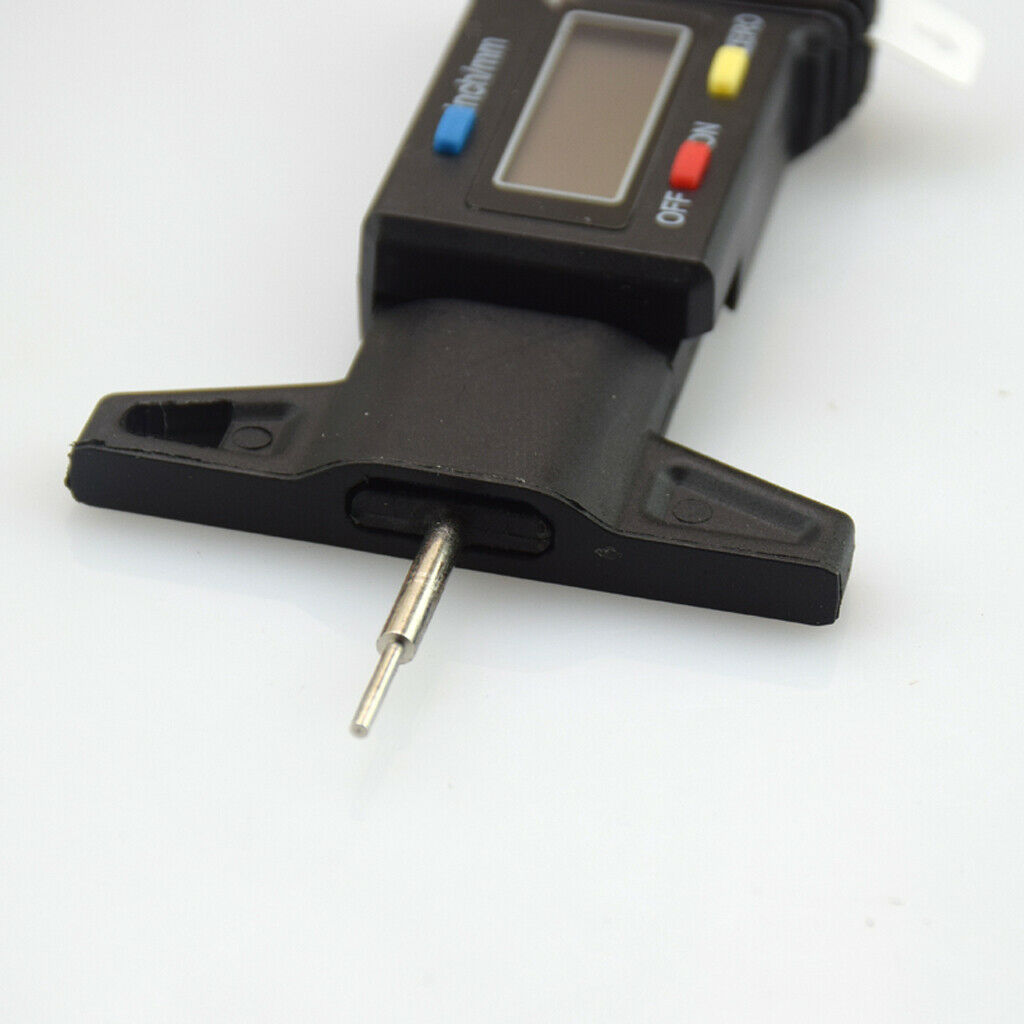 Car Digital Tyre Tire Tread Depth Gauge Measurer Caliper LCD 0-25.4mm