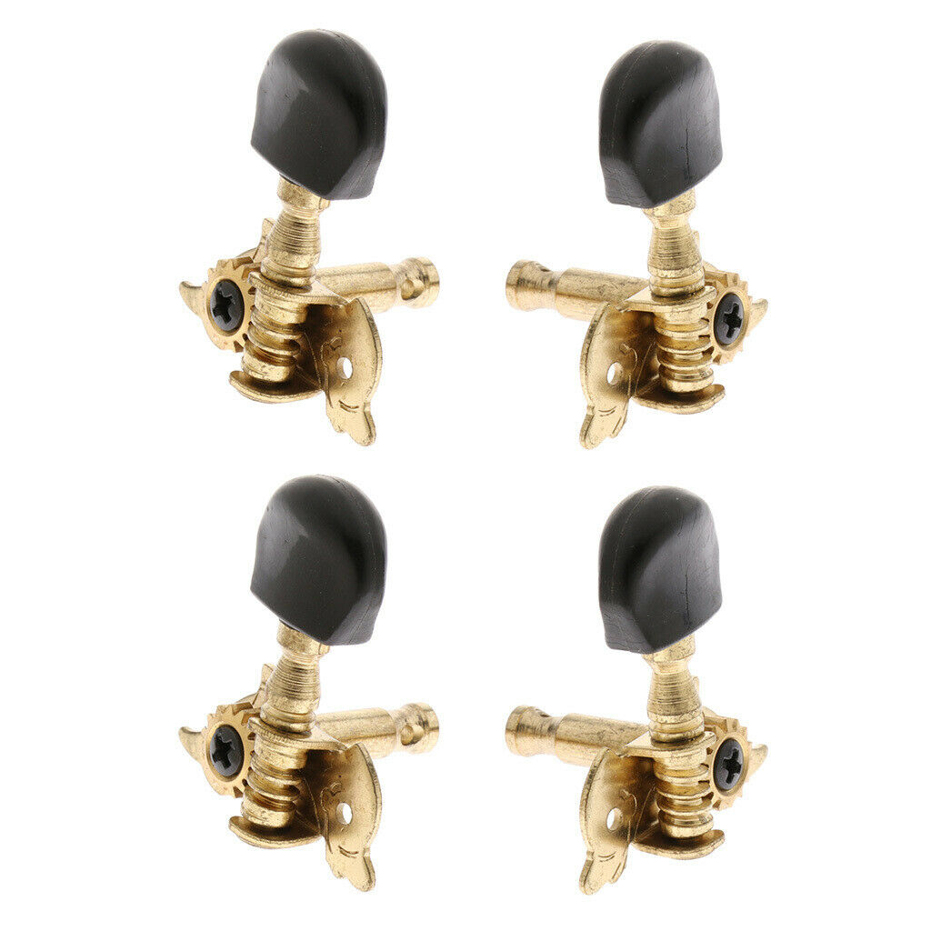 4 Pieces Open Tuning Tuners Mechanics For 4 Strings Ukuleles Guitar Accessories