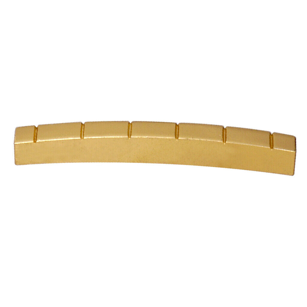 Electric Guitar Slotted Nut Arc 42mm Stringed Instrument Part, Golden