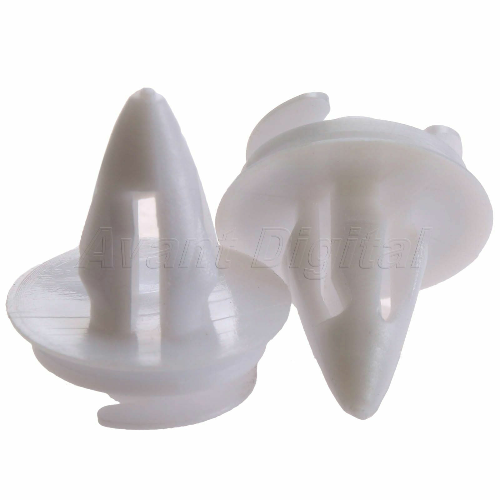 50 Pcs White Door Trim Panel Clips For Car 3 5 7 Door Trim Panel Clips
