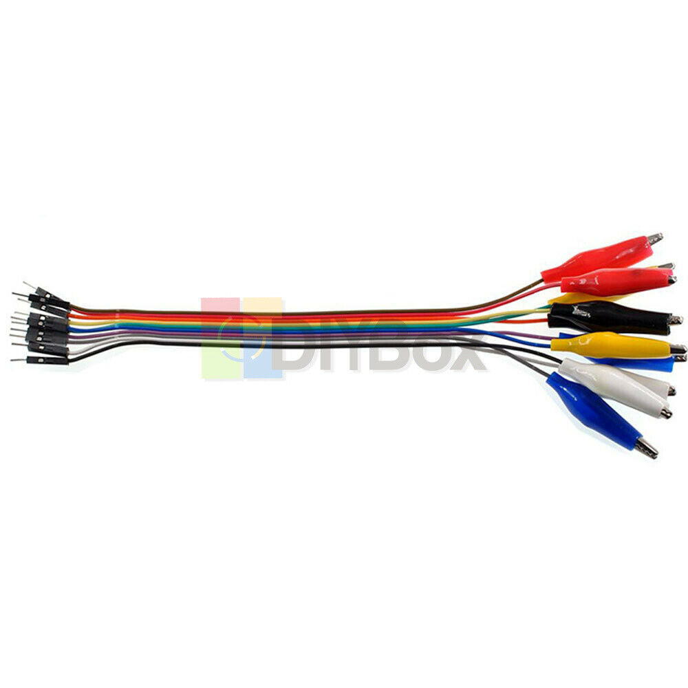20cm Alligator Clip Jumper Wire Male+female Alligator Clip Dupont Wire Test Lead