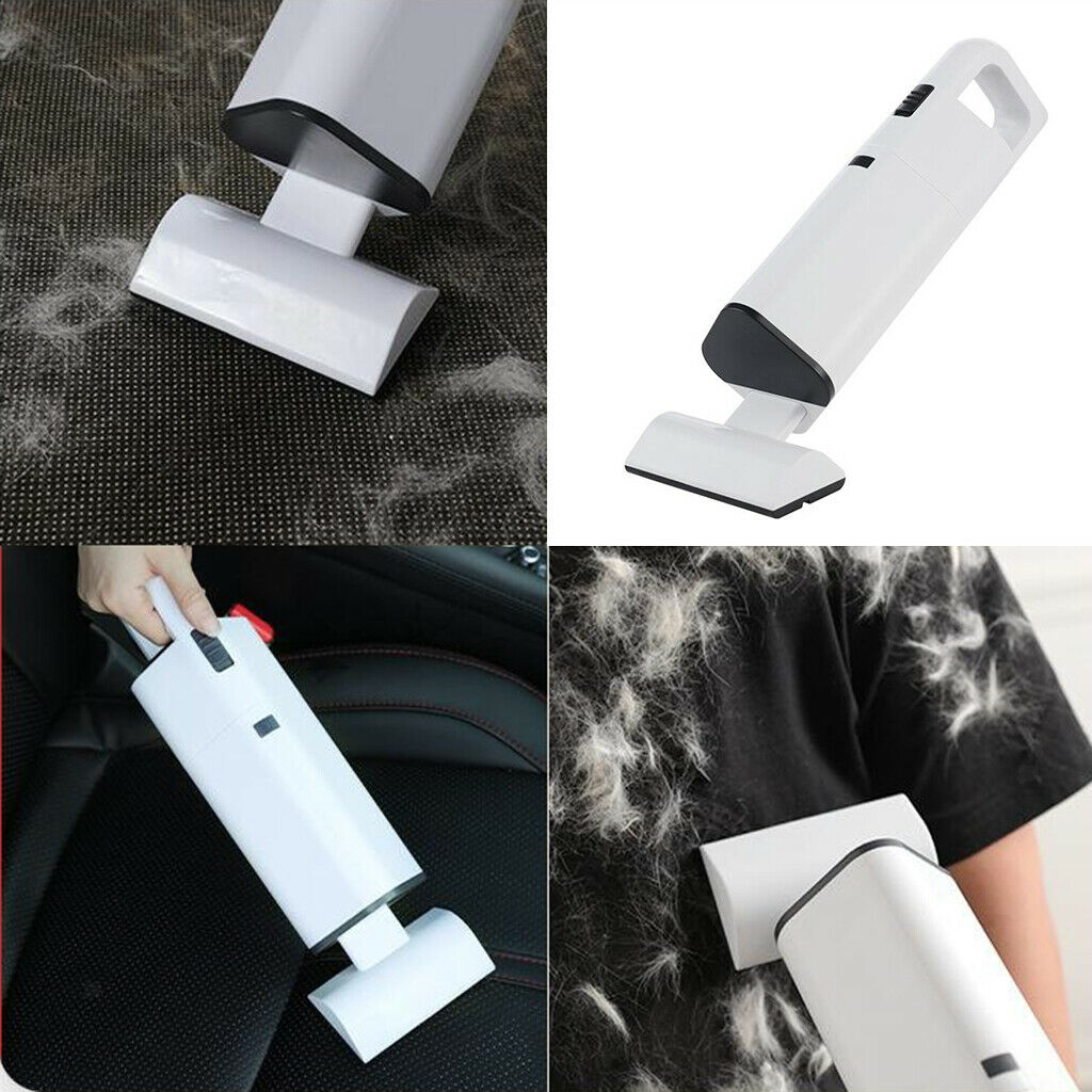 Handheld Wireless Vacuum Cleaner Rechargeable Pet Cat Dog Hair Suction White