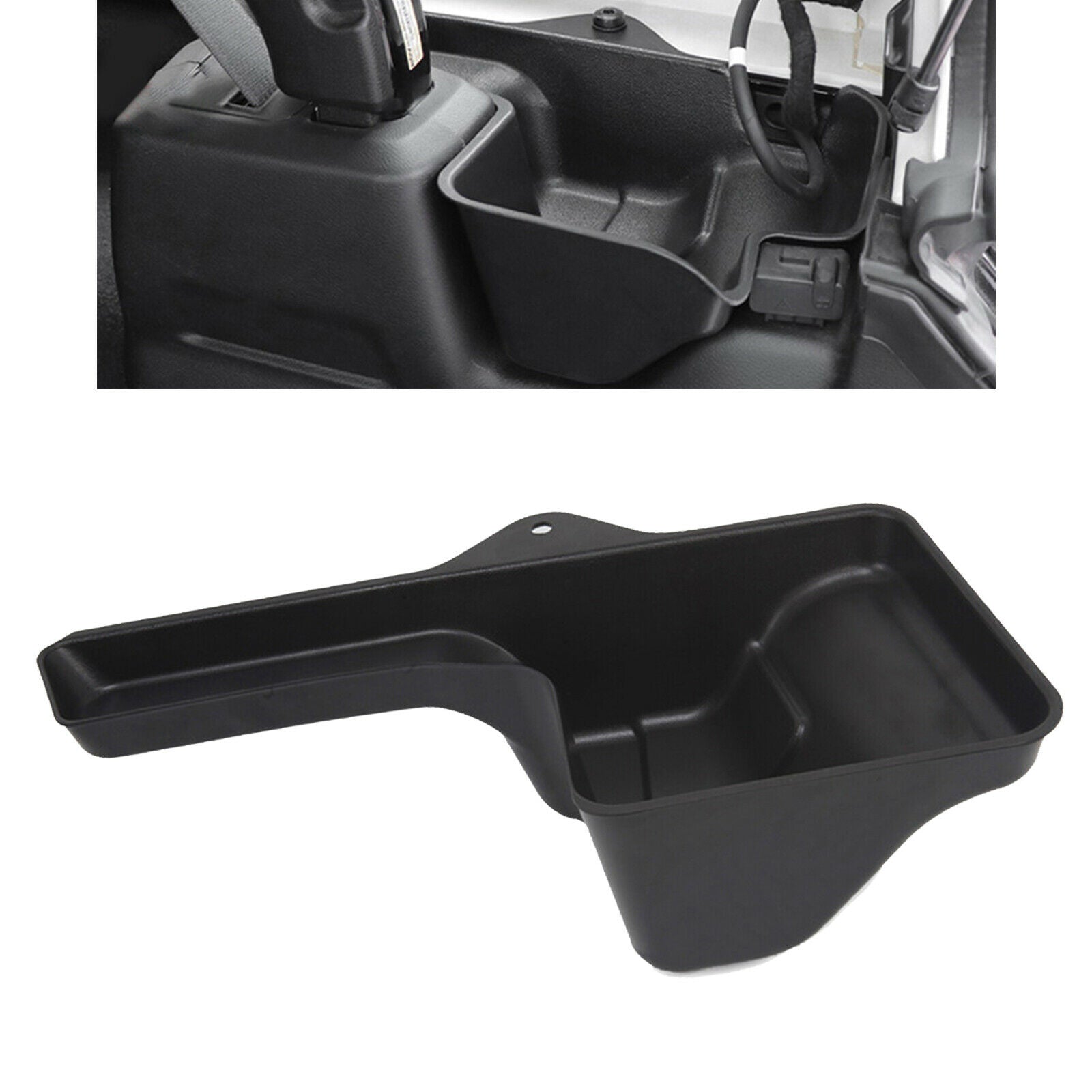 2x Rear Trunk Organizer Fit for Jeep JLU 2020 2021 Accessories Parts Black