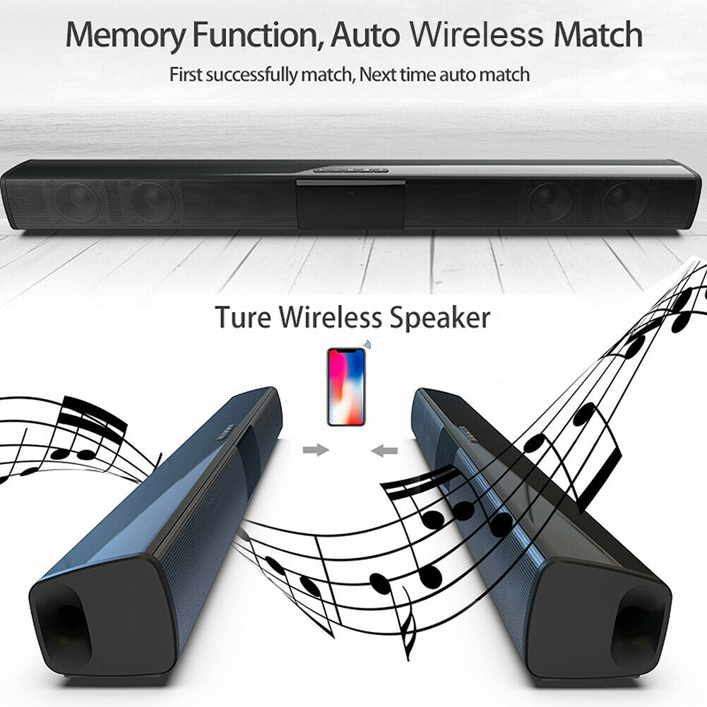 BS-28B Home Theater System TV Sound Bar Wireless Bluetooth Speaker Subwoofer