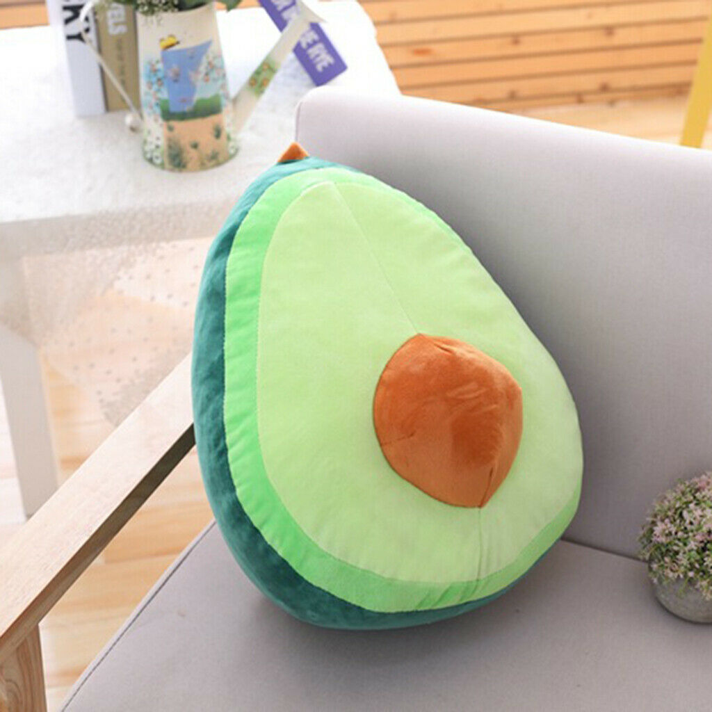 Fluffy avocado style pillow cushion throw pillow home ornaments stuffed toys