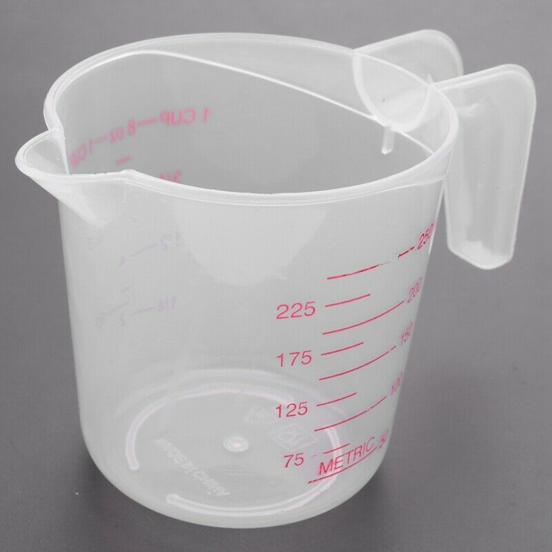 3pc Plastic Measu Jug Set Large 4 Cup, 2 Cup and 1 Cup Capacity BPA Free MeasuW8