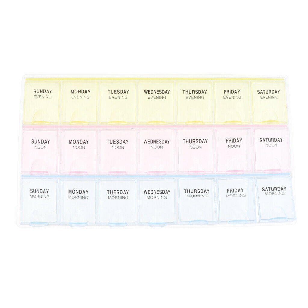 Component box Grids Plastic Clear Parts Container