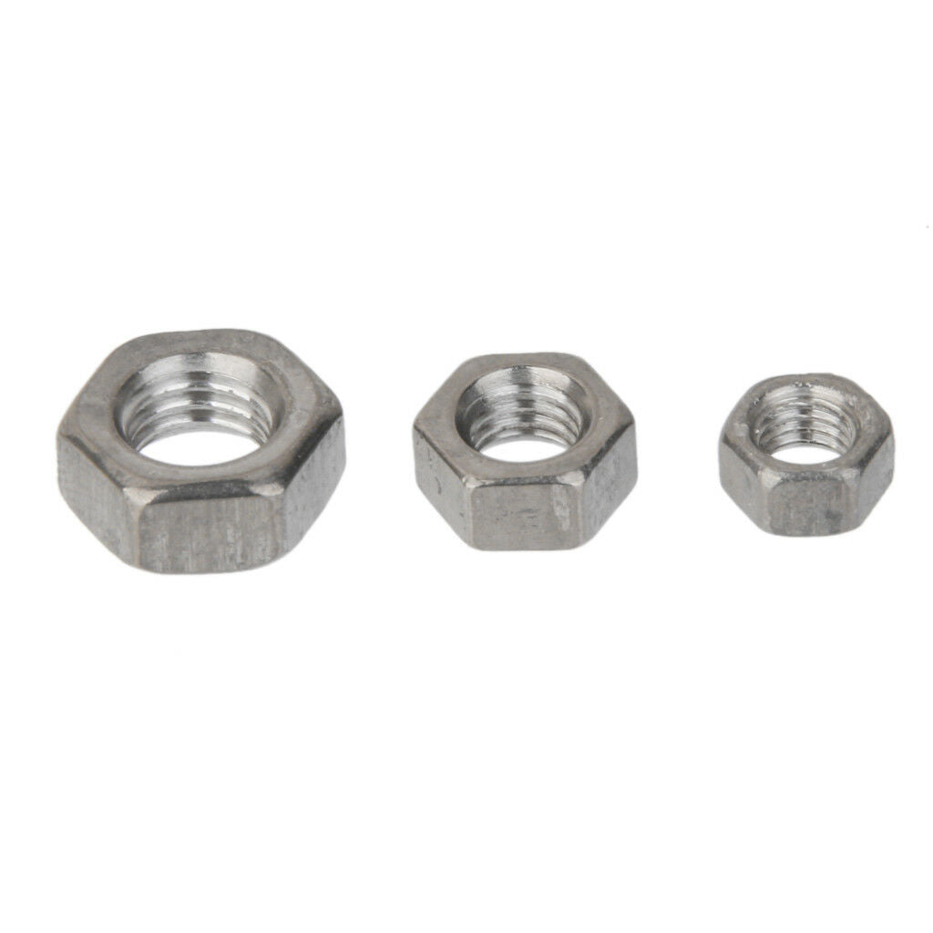 10pcs M5*4 Titanium Alloy Nuts Fits Metric Hex Bolts Screws Lock