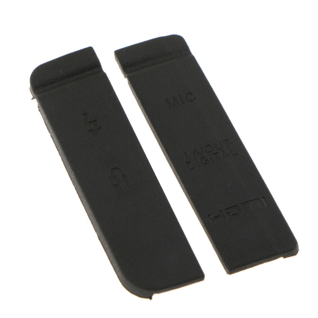 USB Rubber Cover for Canon EOS 7D Port     AV OUT Door Lid Set of 2
