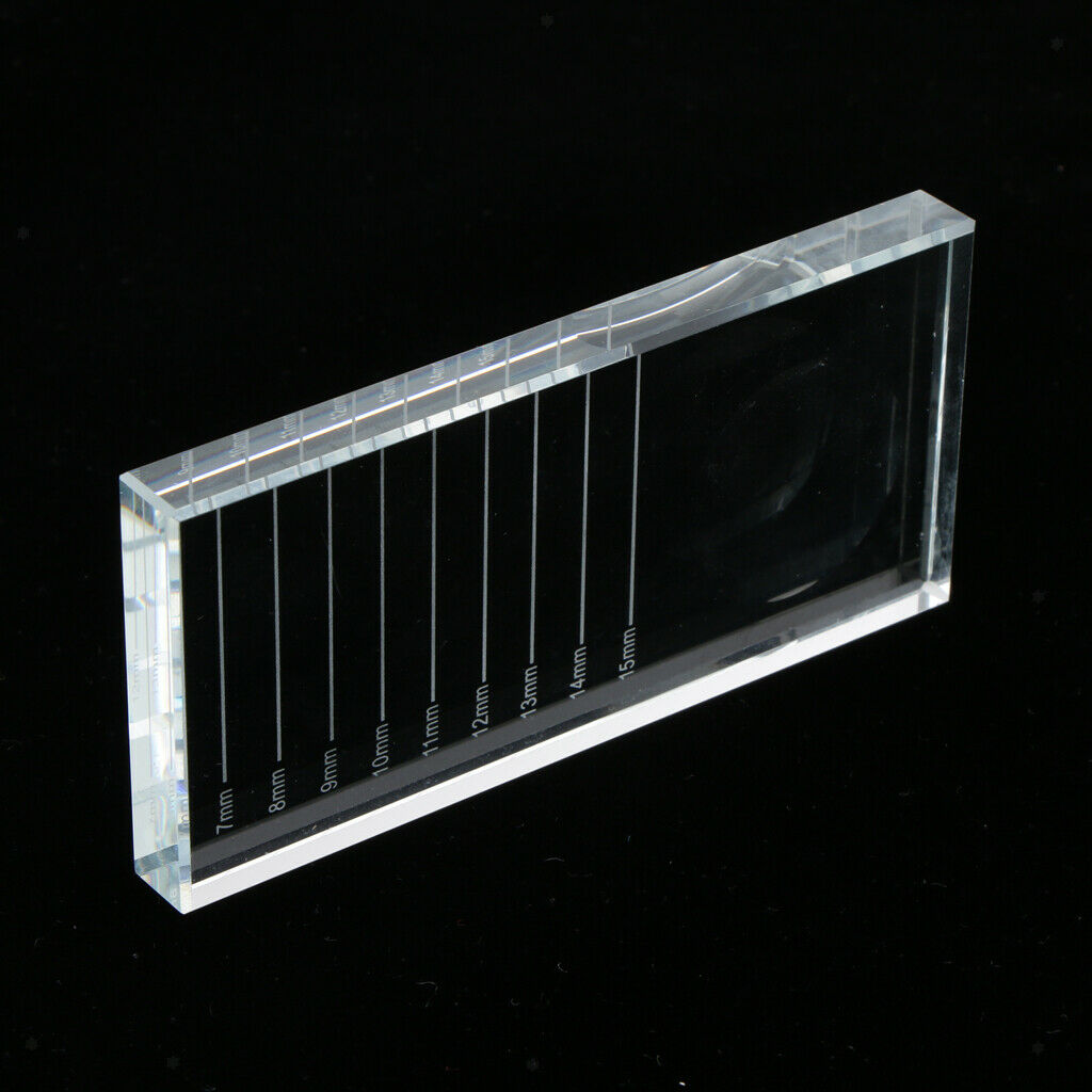 2 In 1 Eyelash Extension Crystal Glass Adhesive Eyelash Holder Palette
