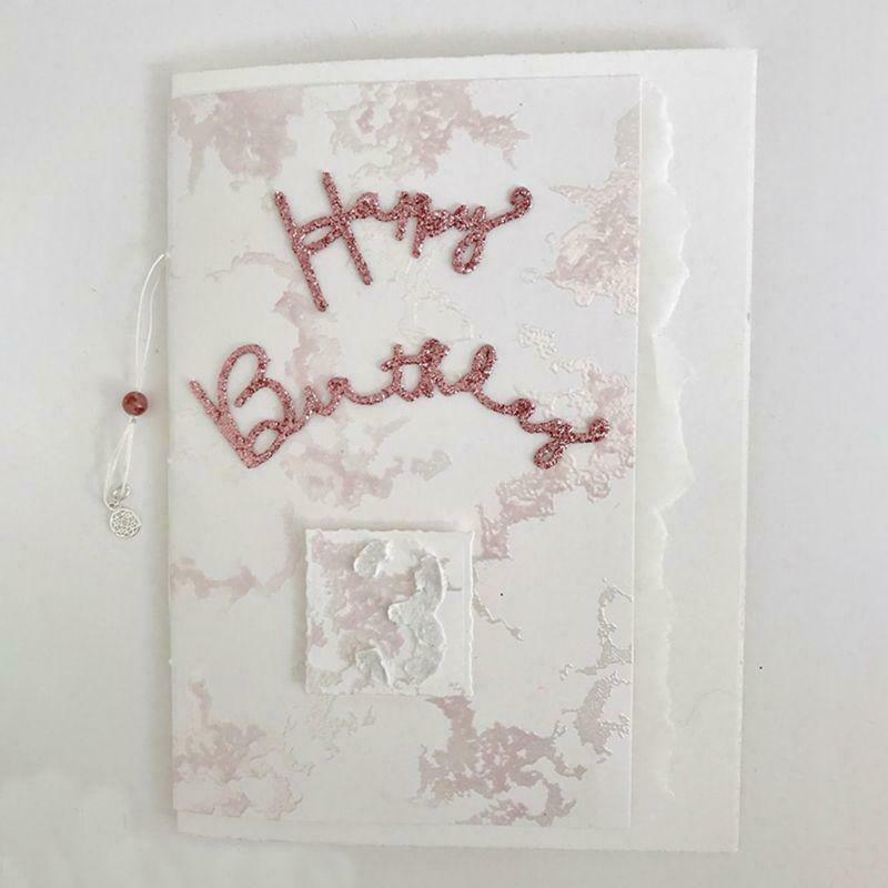 Happy Birthday Metal Cutting Dies Stencil Scrapbooking DIY Album Stamp Embossing