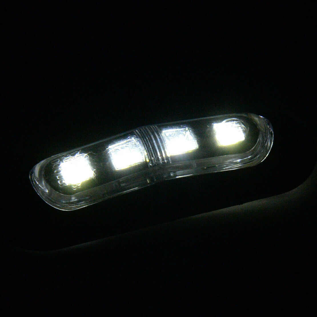 8x White LED Clearance Side Marker Lights Truck Trailer Pickup Boat 12V 24V Part