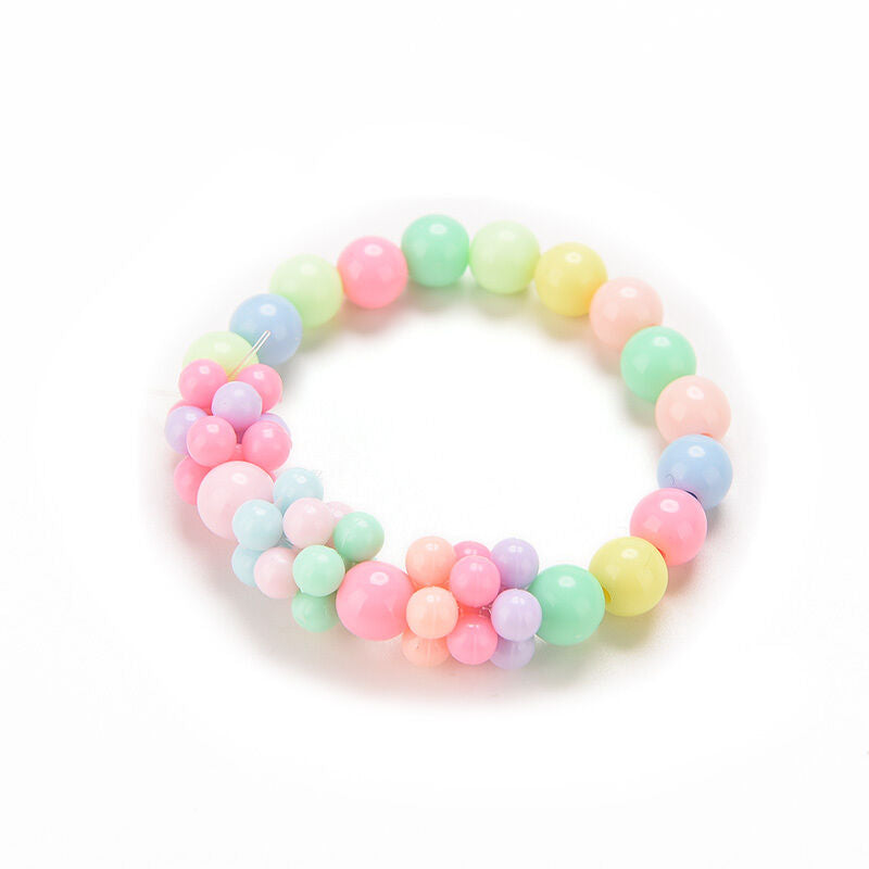 1 Set Girls Necklace Bracelet Set Fashion Charm Necklace Kids Multicolor fine DD