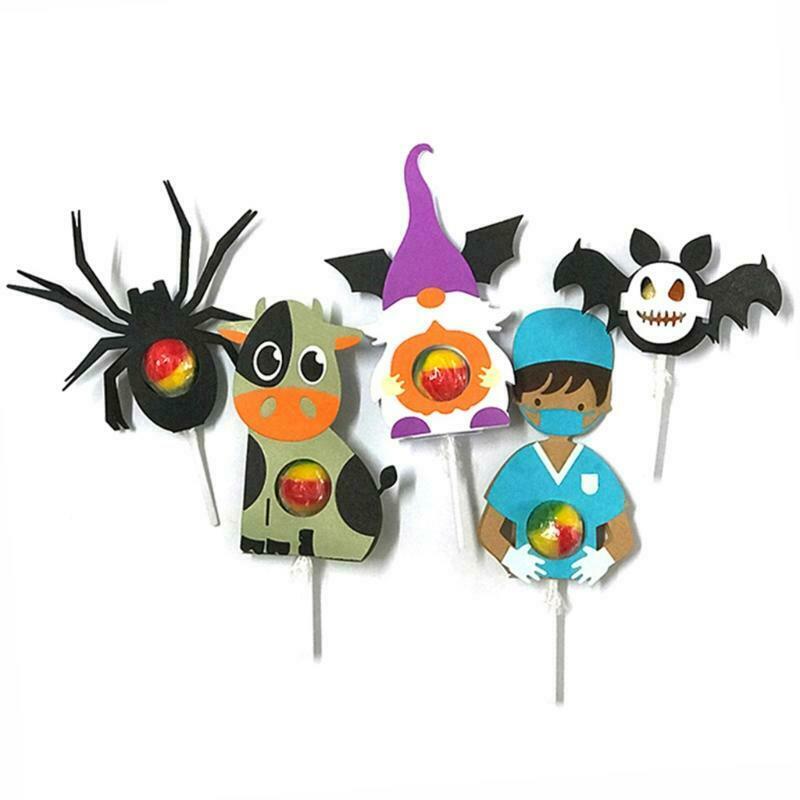 Halloween Bat Lollipop Box Carbon Steel Cutting Dies DIY Scrapbooking Photo