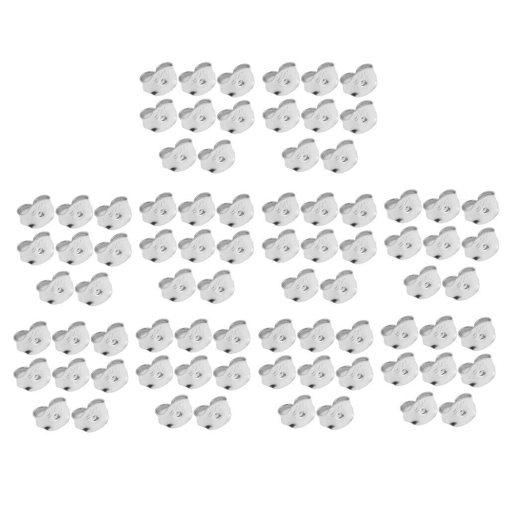 S925 Earring Backs Stud Stoppers Butterfly Safety Eardrop Earbob Findings