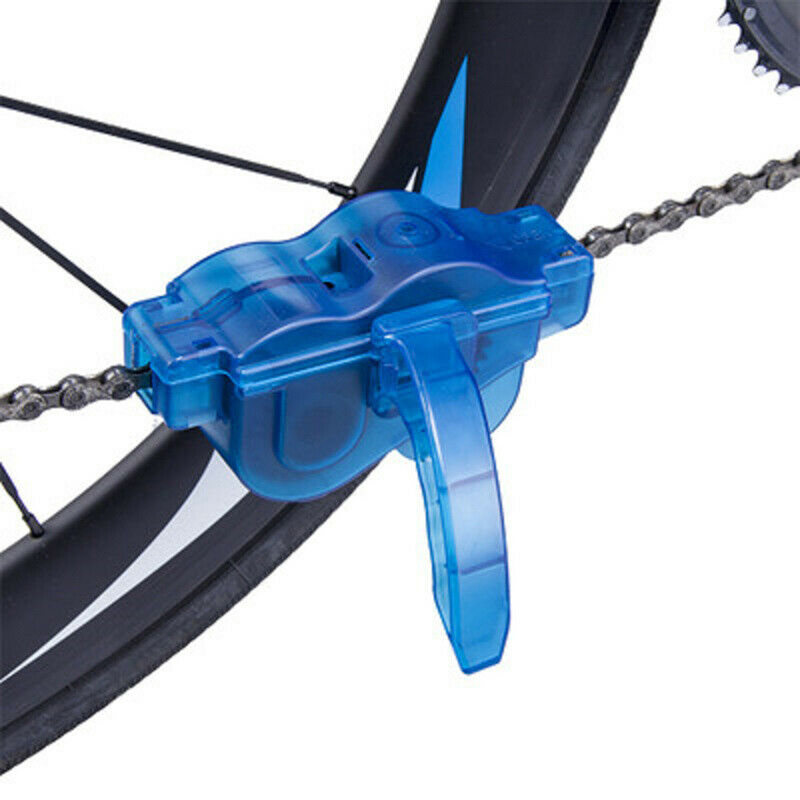 Portable Bicycle Chain Cleaner Bike Brushes Wash Tool Cycling Cleaning KitB Qx