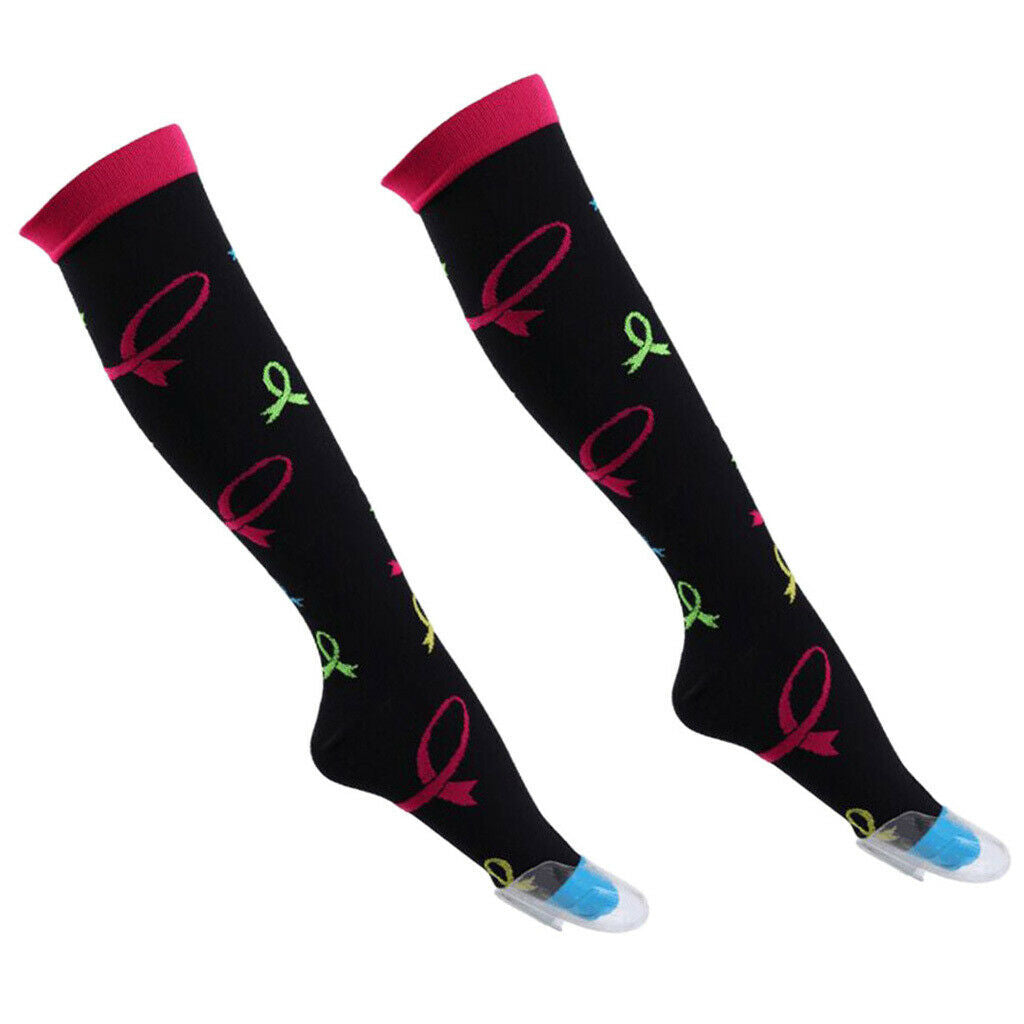 Unisex Compression Socks Long Calf Sleeves Knee-High Sports Stockings S M