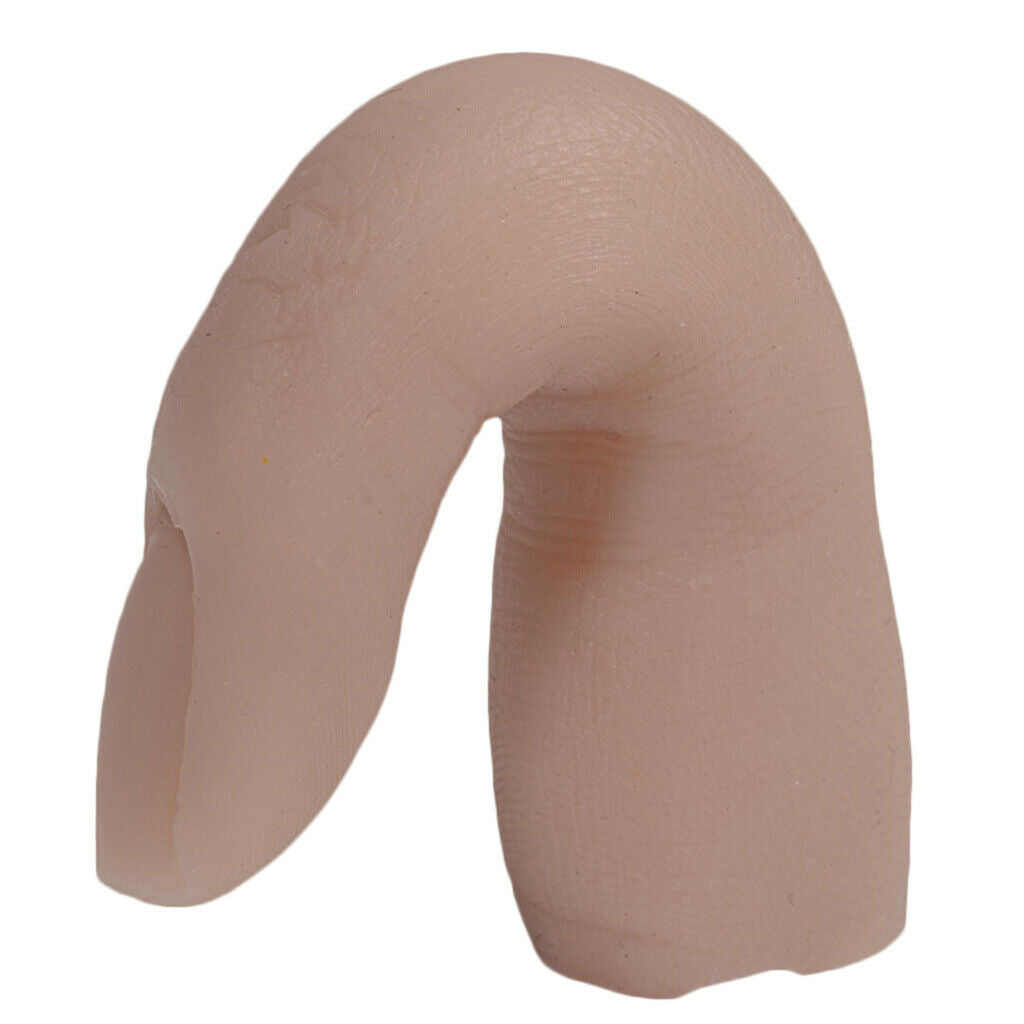 2 Pieces False Practice Finger Nail Art Training Finger for Acrylic Gel