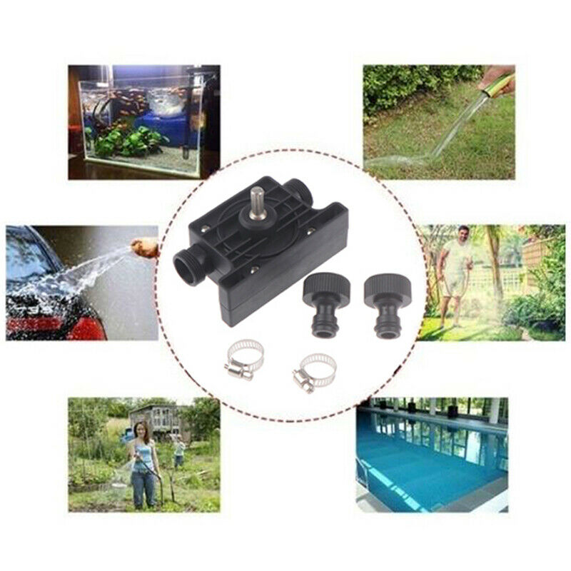 Portable Electric Powered Drill Pump Self Priming Oil Fluid Water Transfer PBDA