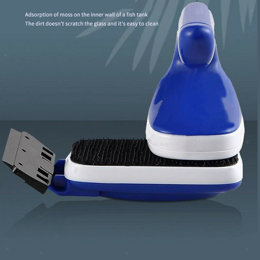 Fishes Tank Magnetic Brush Aquarium Algae Cleaning Glass Scraper Cleaner