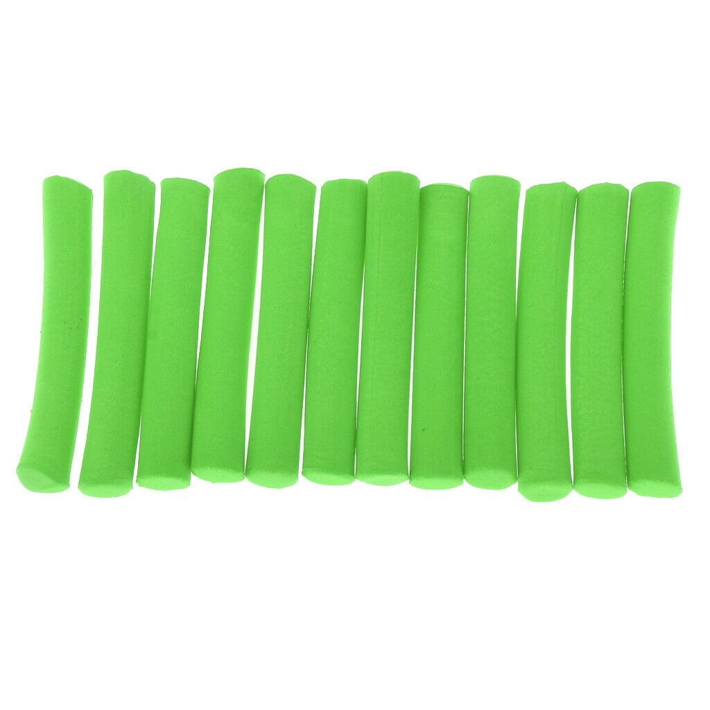 36 Pieces EVA Carp Fishing Foam Stick Cylinder Float DIY Fly Tying Rig