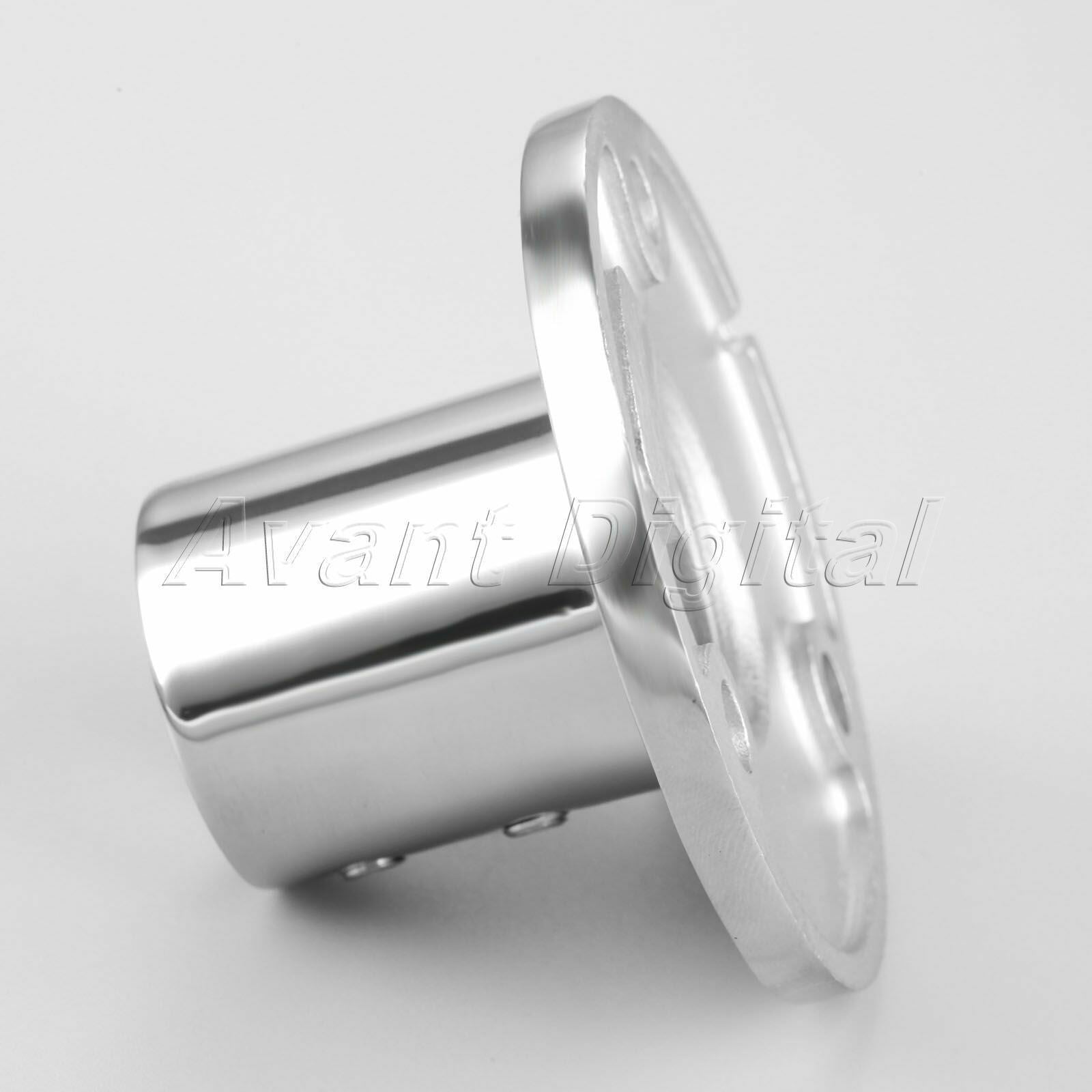 Boat Hand Rail Fortings 90 Degree 1" 25mm Round Base Marine Stainless Steel