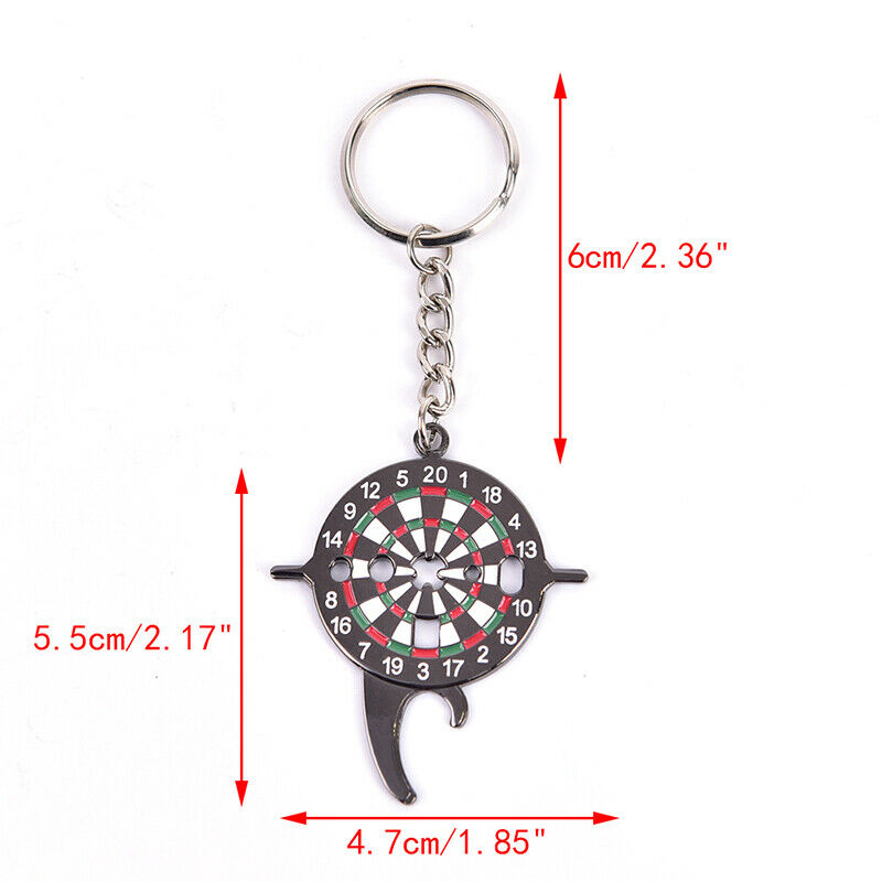 Keychain Dart Wrench Tool Tighten Darts Shafts Beer Bottle Opener Indoor .l8