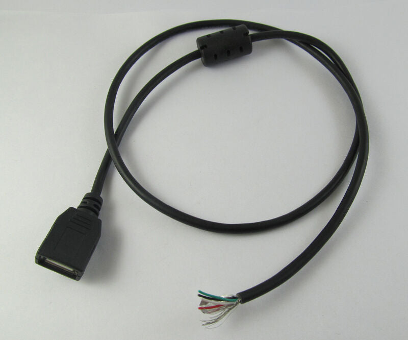 1pc 0.7m USB 2.0 A Type Female To 4 Wire 4 Pin w/Magnetic DIY Power Cable 28AWG