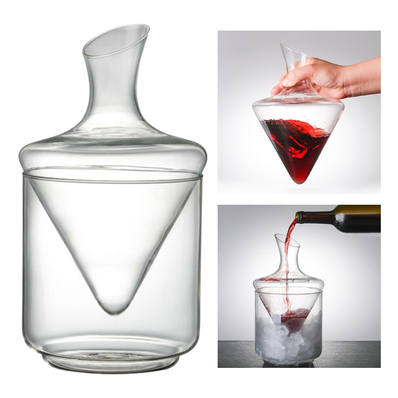 Decanter Home Decanter Set High Transparent Wine Cabinet Decor Great Gifts