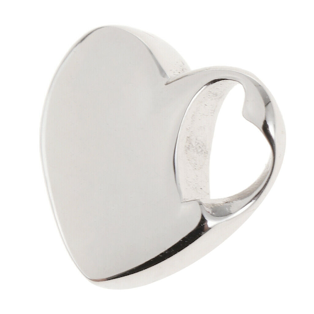 Glossy Memorial Urn Ash Cremation Charms Keepsake Stainless Steel Mini Heart