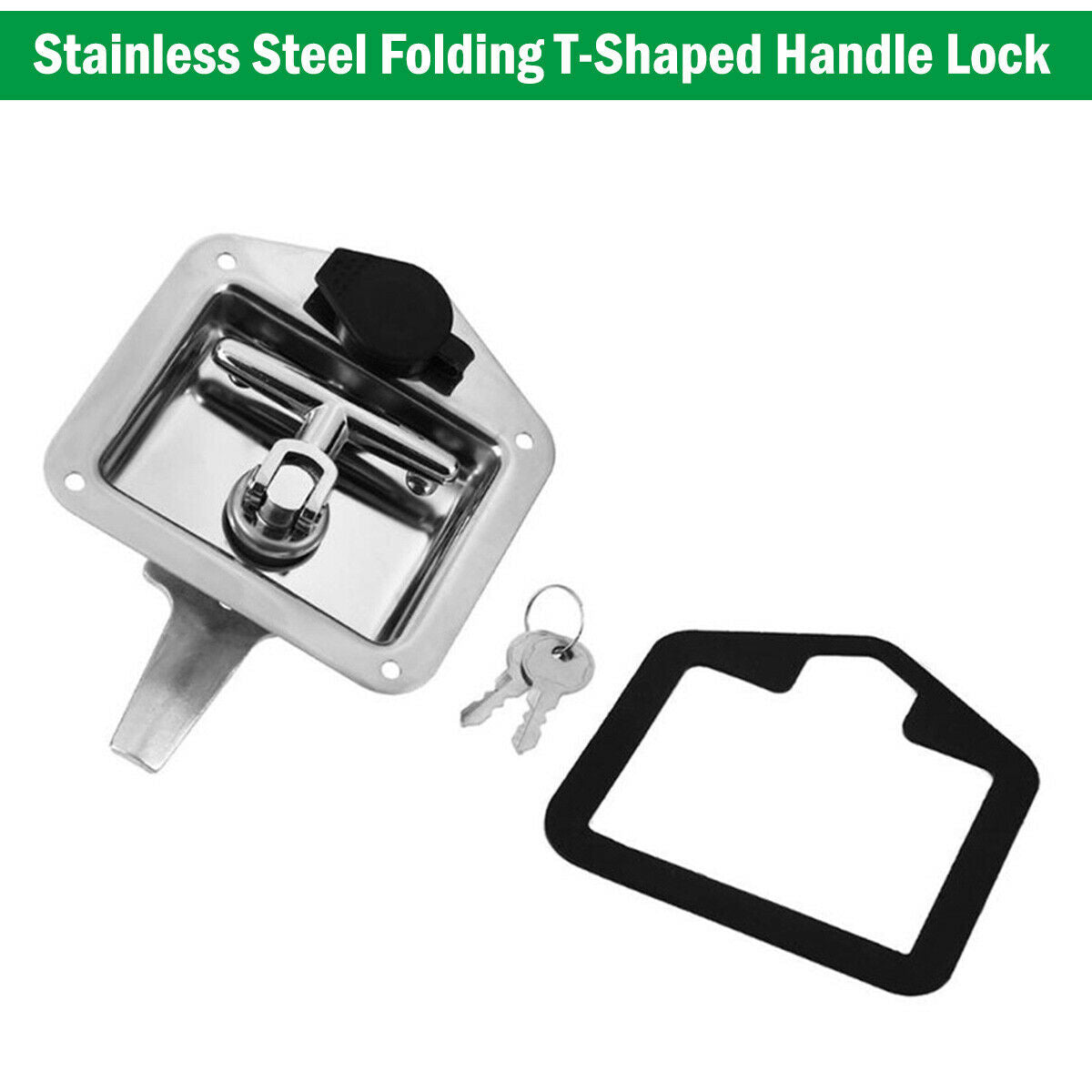 Stainless Steel Trailer RV Travel Lock Anti-Theft Box T Shape Handle Door Lock