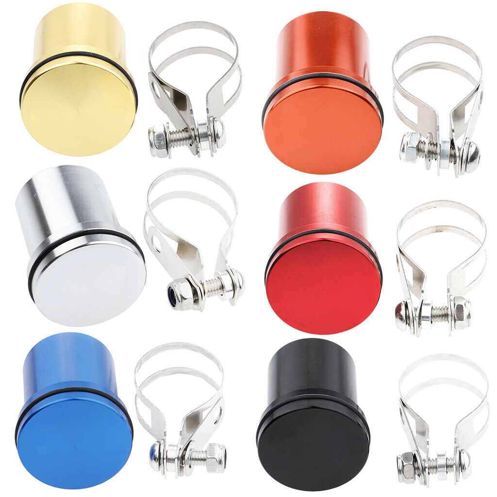 Motorbike Brake Master Cylinder Fluid Reservoir Clutch Tank Oil Cup Orange