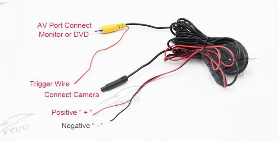 Car Front Rear View Reverse Camera Multi-function Conversion Line No Blind Spot