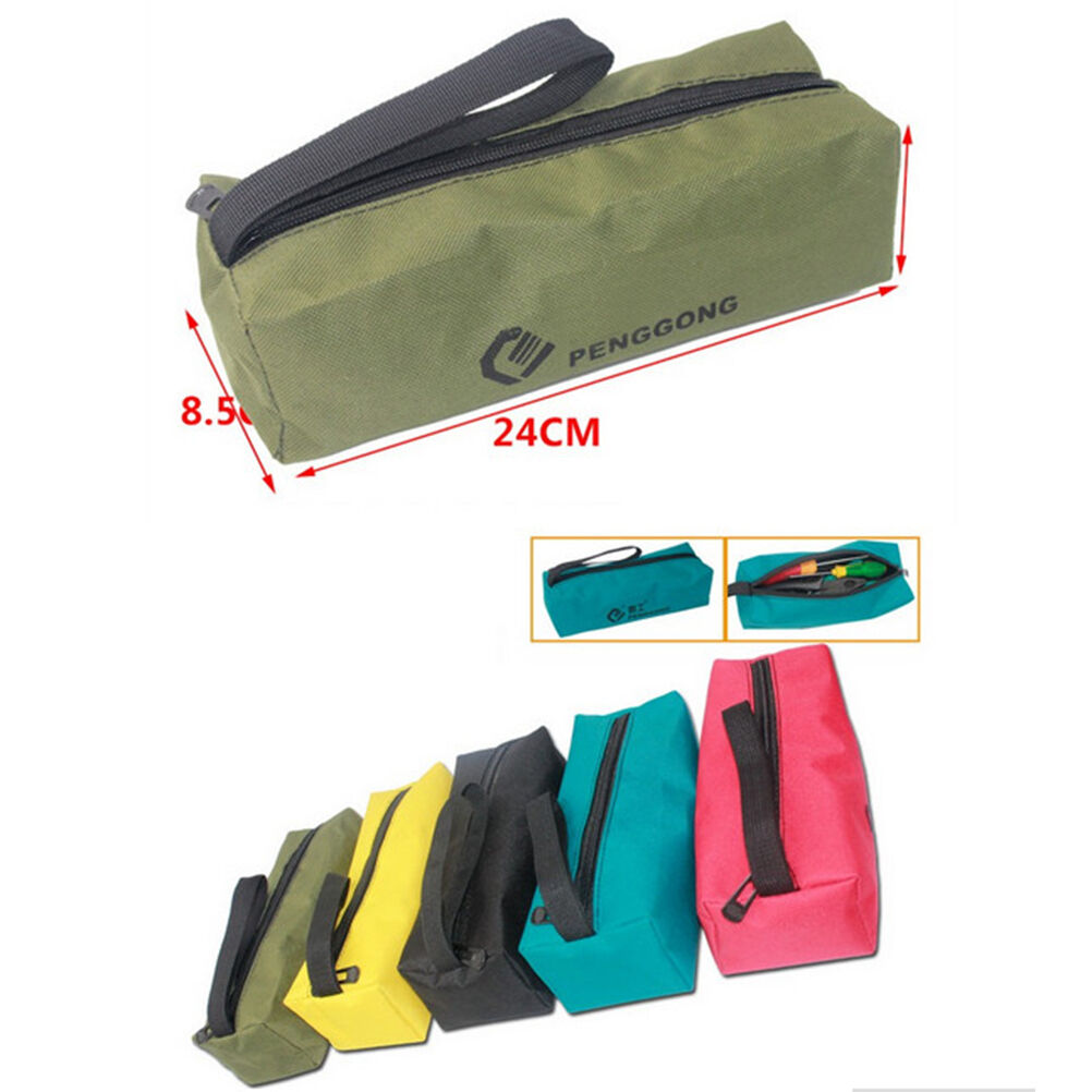 Oxford Tool Storage Bag Spanner Wrench Tidy Zip Pocket Organizer Carry Cas.l8