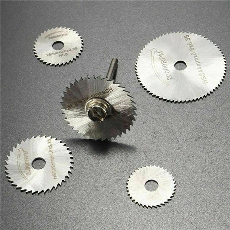 Pro Rotary cutter Mini HSS Circular Saw Disc Blades Blade cutter kits 6Pcs