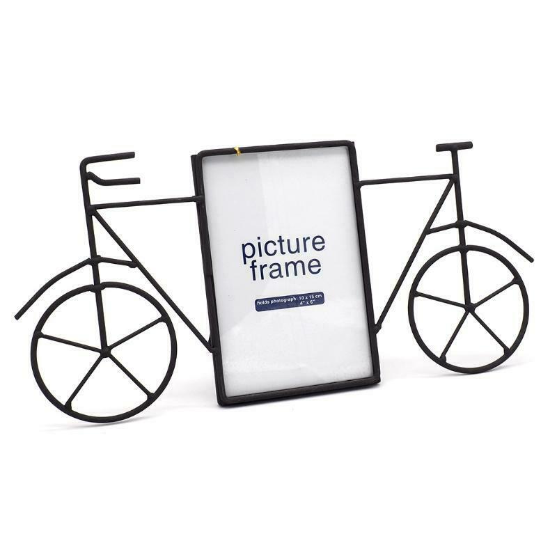 Creative Iron Metal Bicycle Photo Picture Frame Home Room Table Decoration Gifts