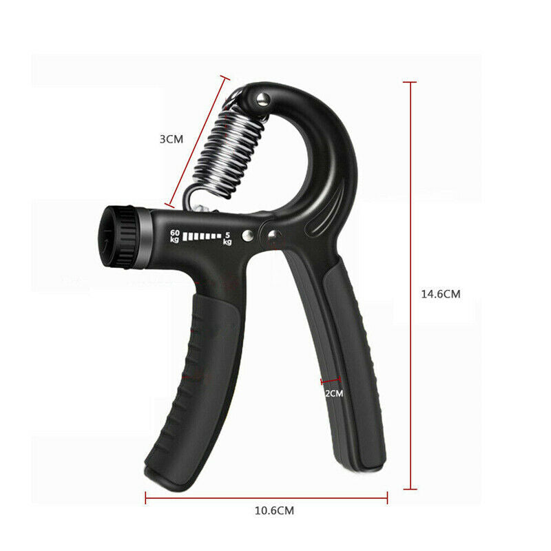 Metal Strength Exercise Gripper Hand Grippers Grip Forearm Wrist Grips 5-60KG
